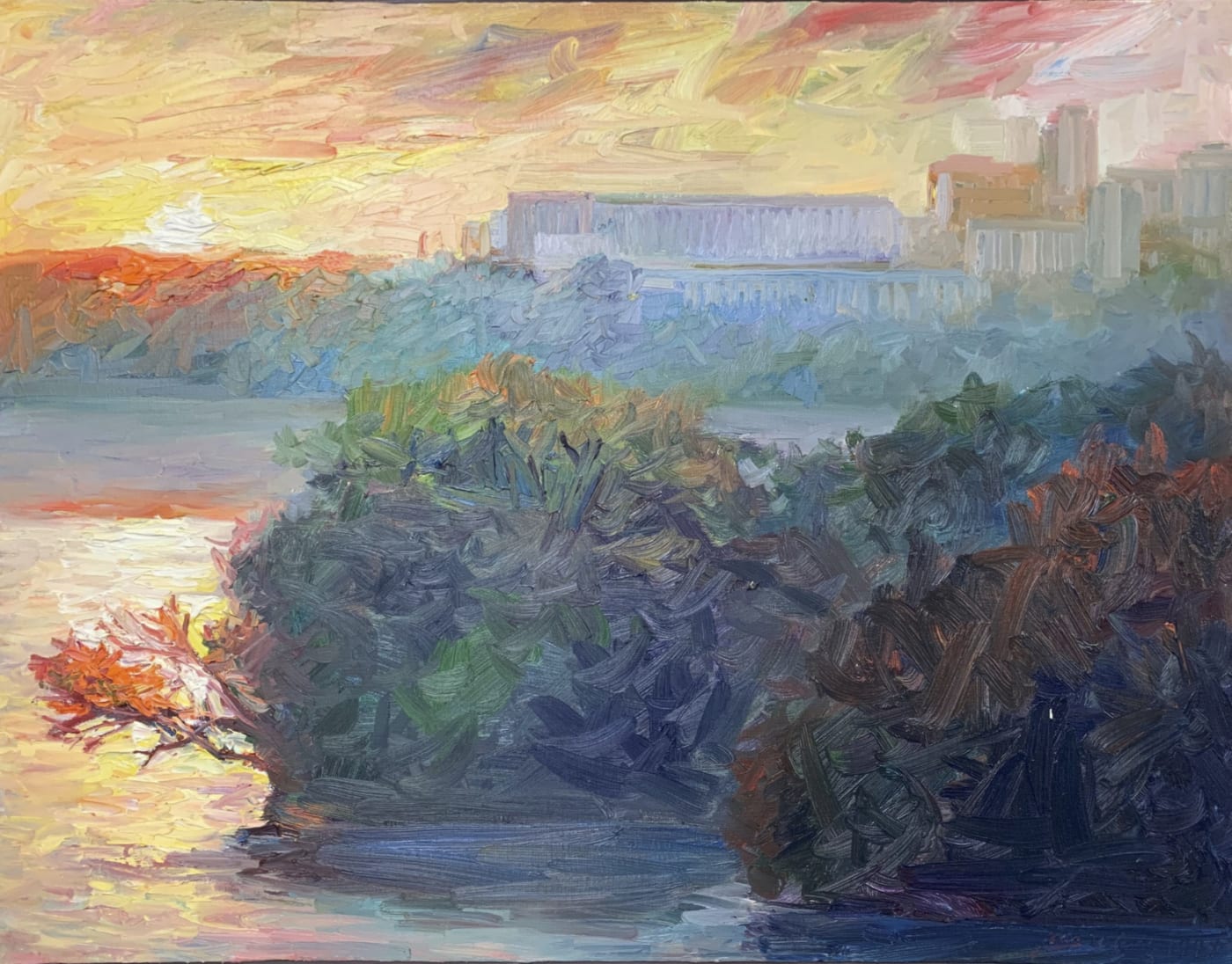 Sunset I by Jian Wang