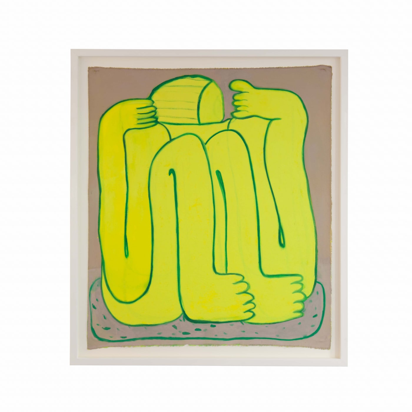 Tahnee Lonsdale Mr Oil on canvas Dellasposa Gallery London Exhibition contemporary art abstract tender loin