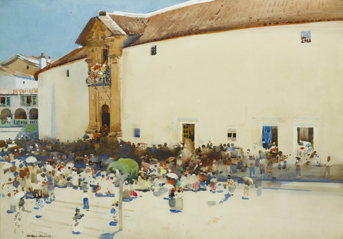 Arthur Melville, Outside the Bullring, c. 1898