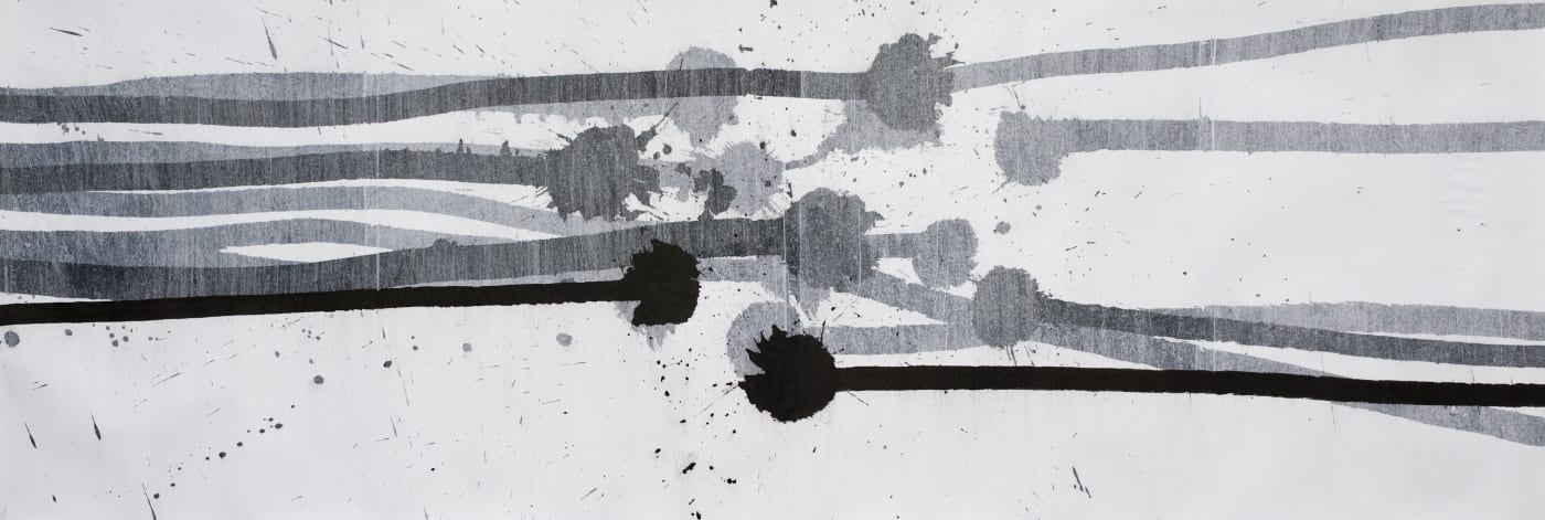 Qin Chong 6 March - Whatever Ink on Xuan Paper 98 x 290 cm 2011