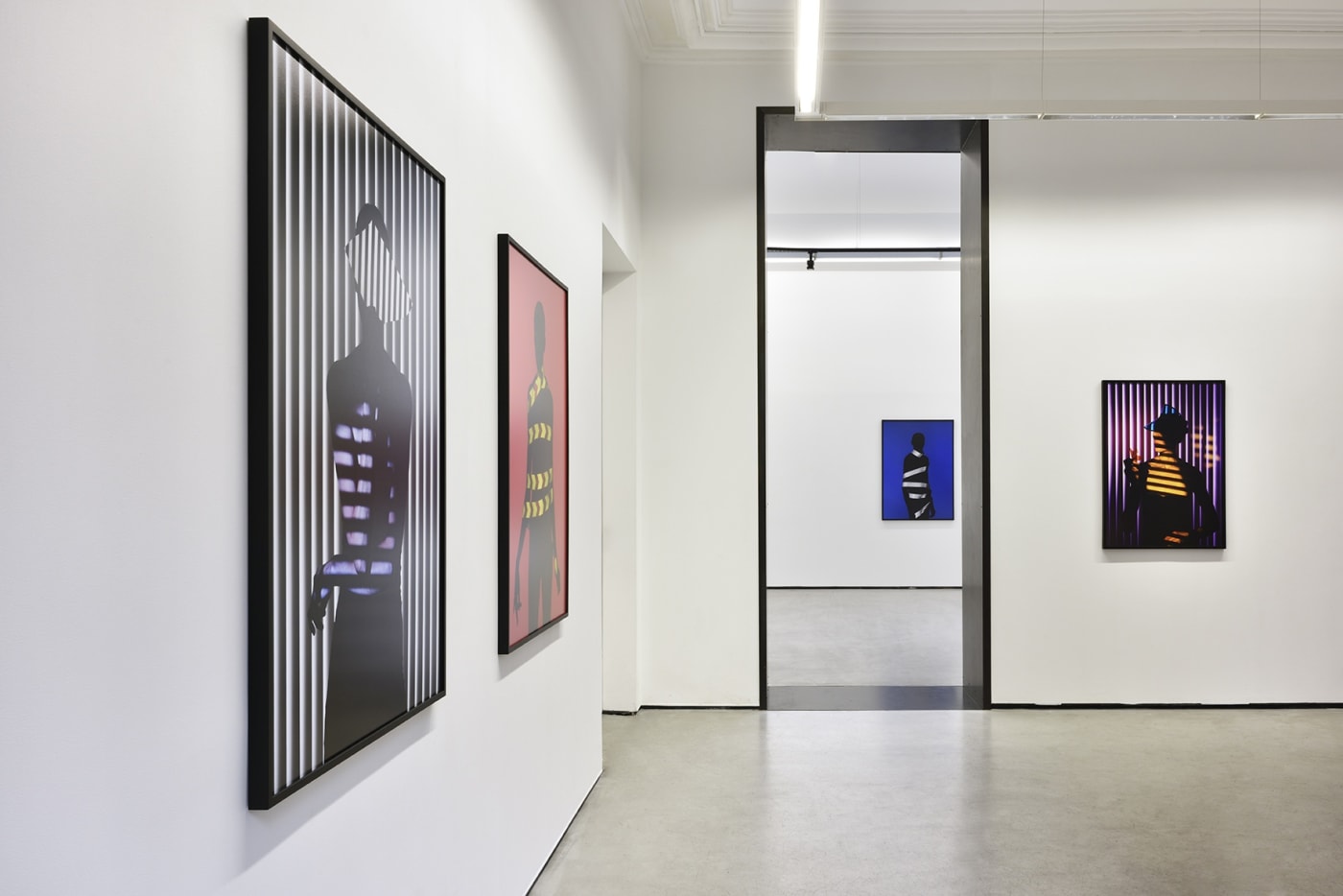 Exhibition view of Shadow Detail, by Hannah Whitaker.