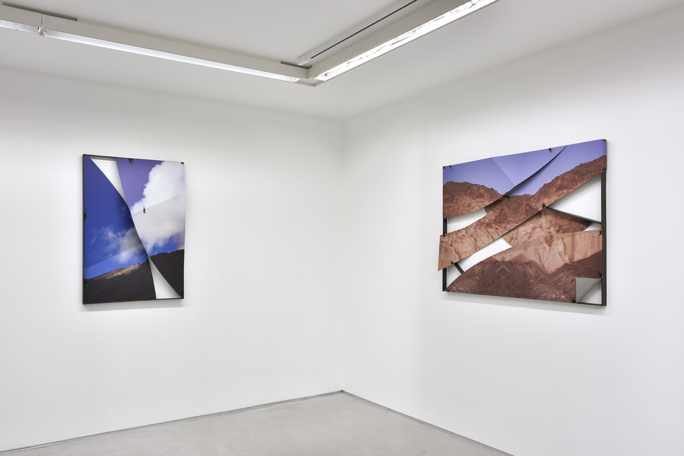 Exhibition view of Valley of Fire by Letha Wilson.