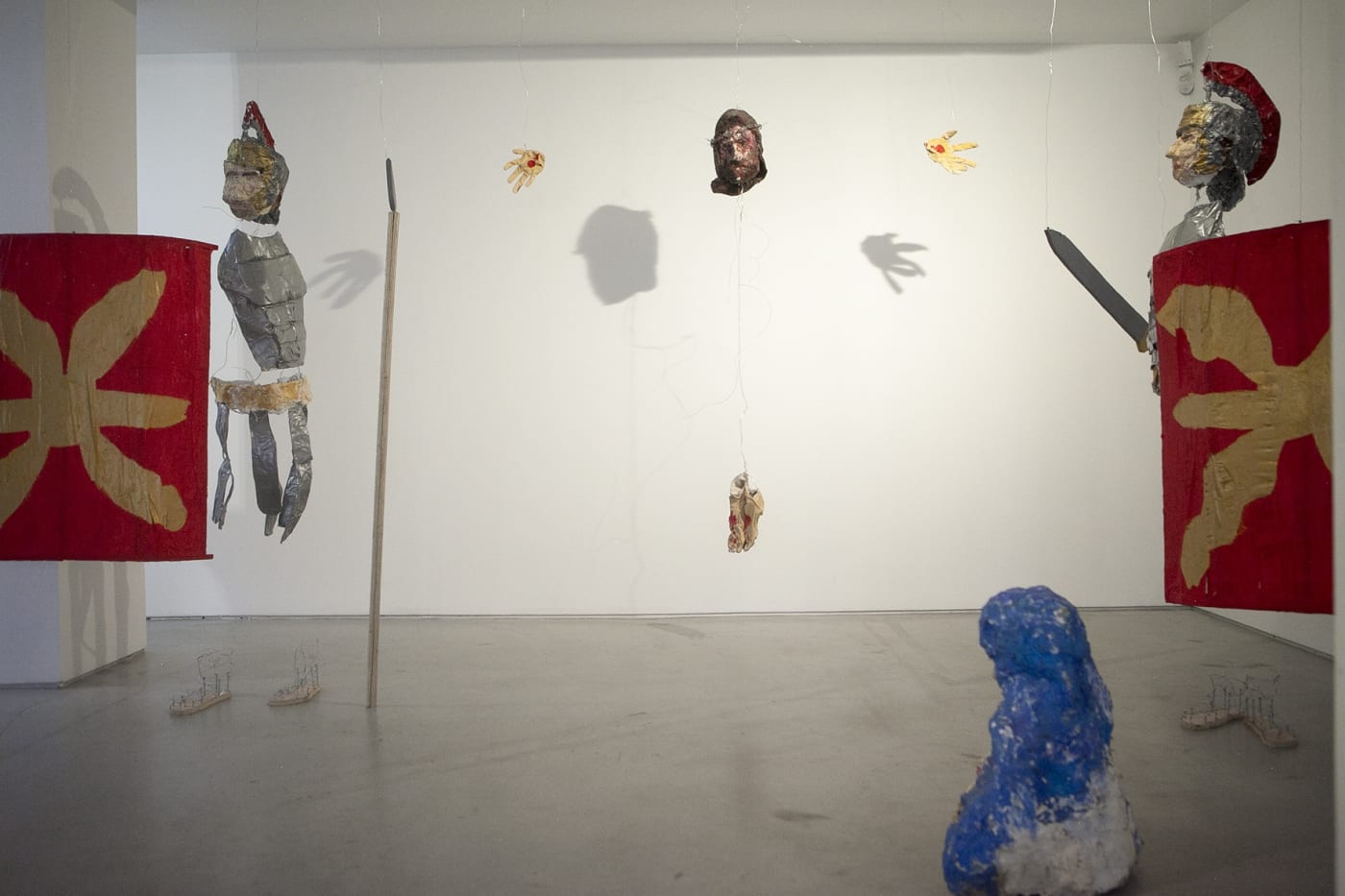 Exhibition view from the installation in the Frontspace "ROME" by Cate Giordano.