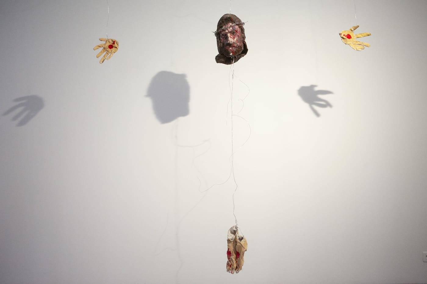 Exhibition view from the installation in the Frontspace "ROME" by Cate Giordano.