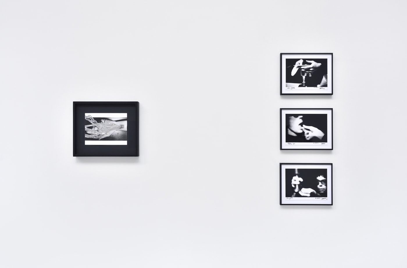 View of the exhibition "Michel Journiac, Les Mains".