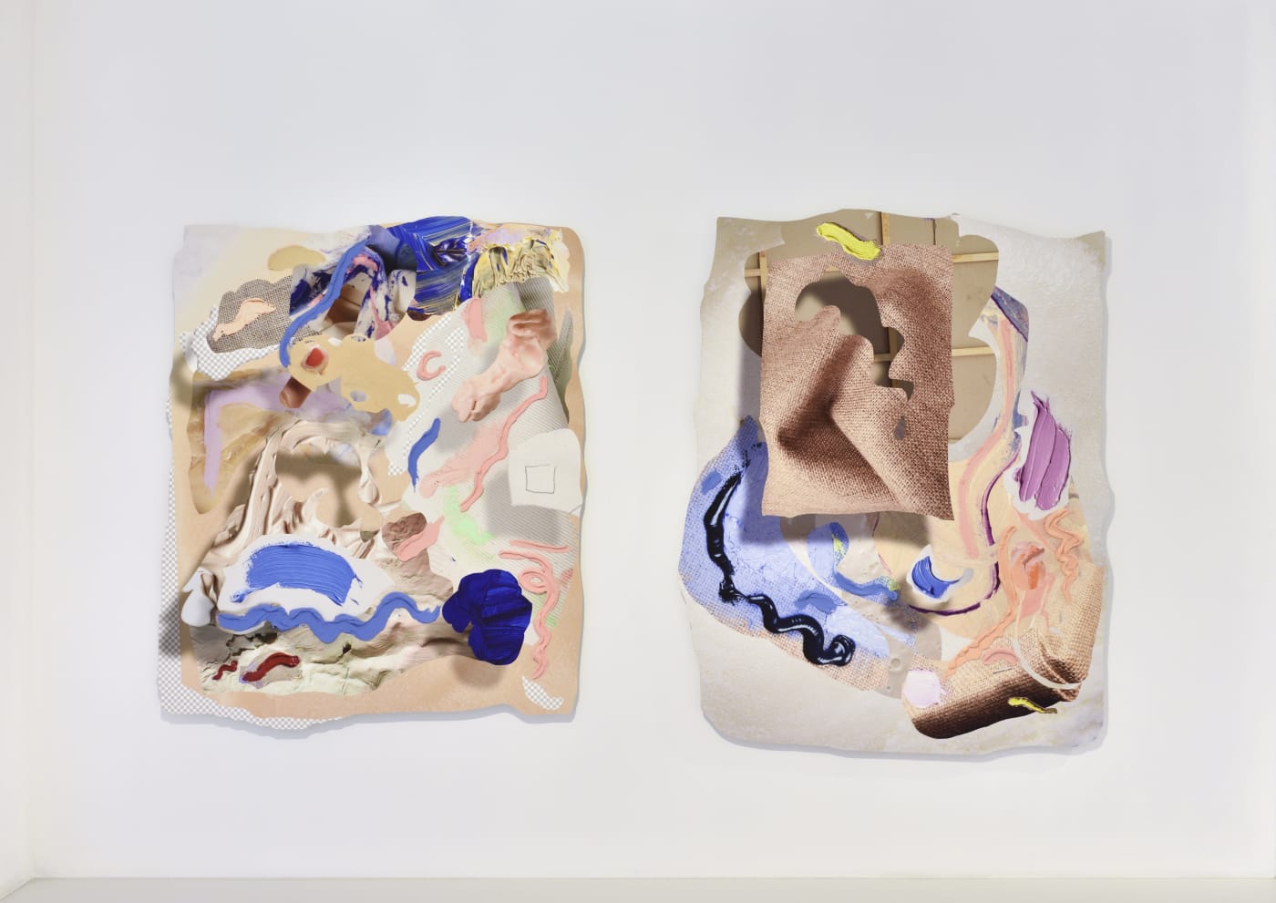 Vue de l'exposition "Even a painting needs a friend" de Rachel de Joode Photo : © Rebecca Fanuele Frontspace // 08.10 - 05.11.2022