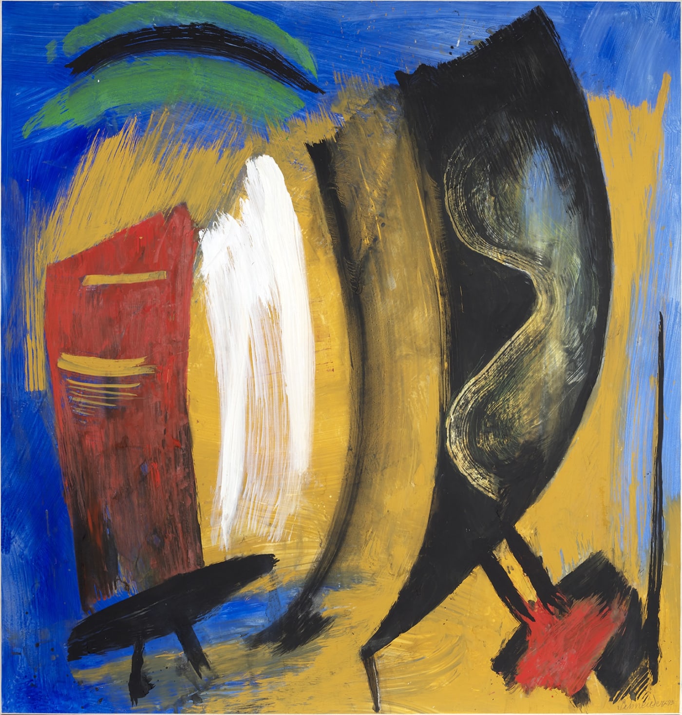 Gérard Schneider, Composition 1983