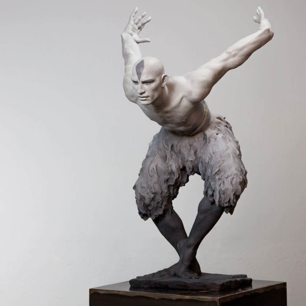 Coderch & Malavia - The Flight of the Swan - 2018 - gepatineerd brons - 80 x 48 x 48 cm