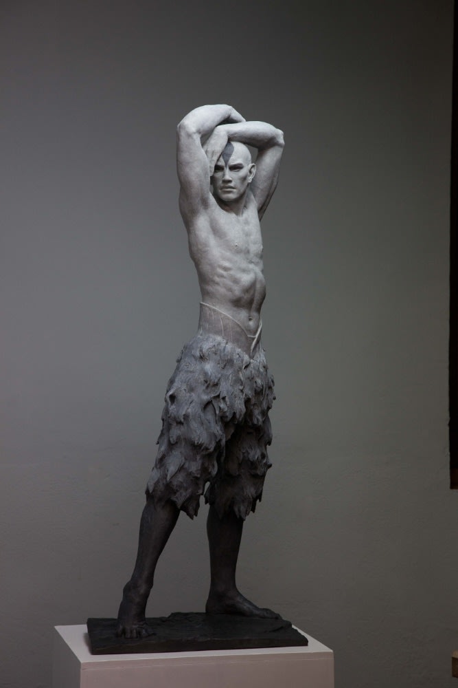 Coderch & Malavia - The Great Swan - 2018 - gepatineerd brons - 133 x 53 x 37 cm