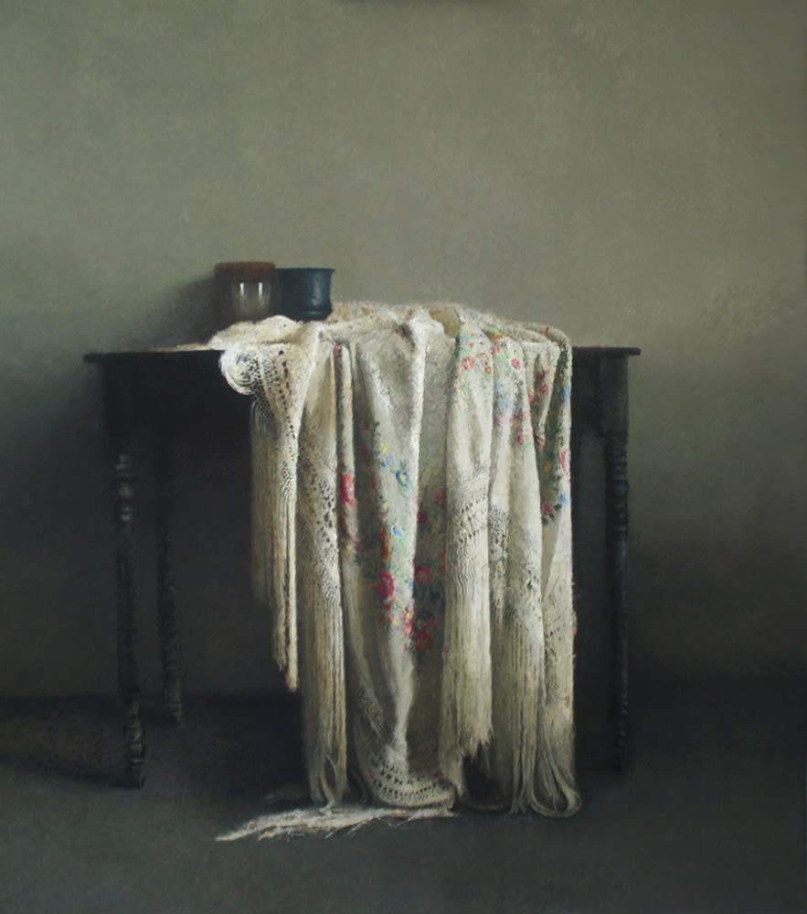 Pedro Escalona - Mantón - 2017 - olieverf op doek - 146 x130 cm
