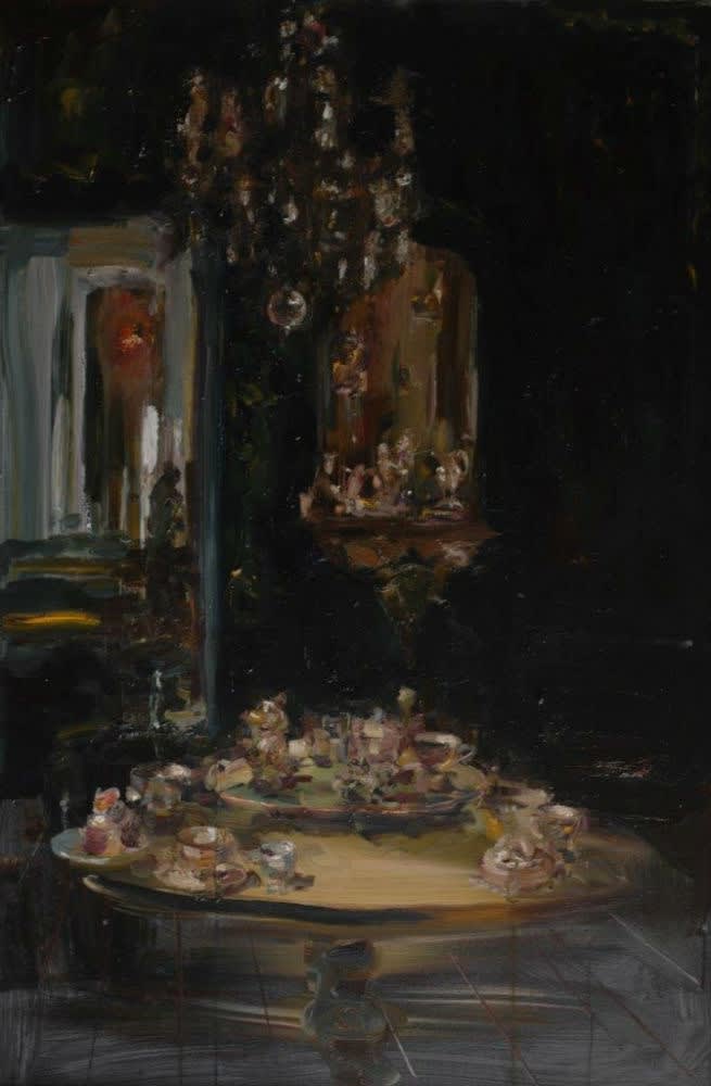Interieur - 2017 - olieverf op doek - 110 x 80 cm