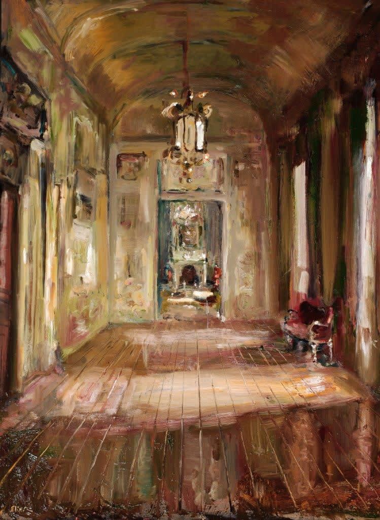 Douwe Elias - Zaal - 2017 - olie op doek - 120 x 100 cm