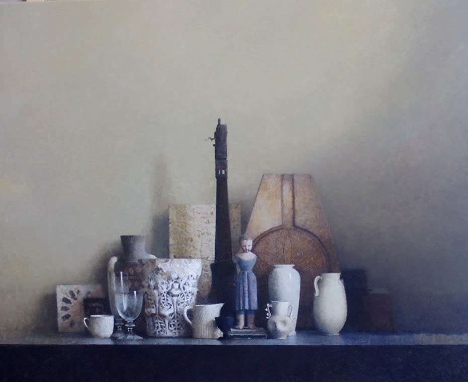 Pedro Escalona - Instrumento - 2017 - olieverf op doek - 100 x 81 cm