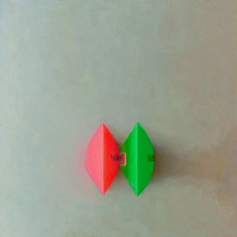 Stijn Rietman - Duo - 2017 - olieverf op paneel - 12,9 x 12,9 cm