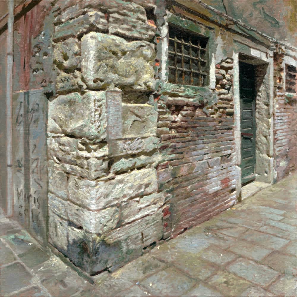 Jan Maris - Hoek - 2016 - olieverf op doek - 45 × 45 cm