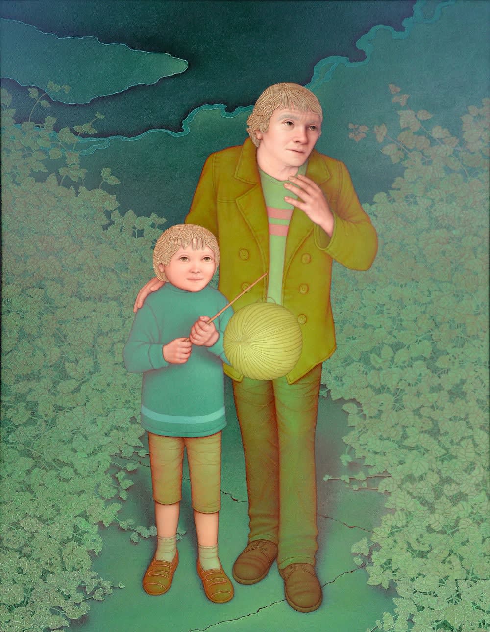 Dick Pieters - Lampion - 2016 - olieverf op paneel - 110 x 85 cm
