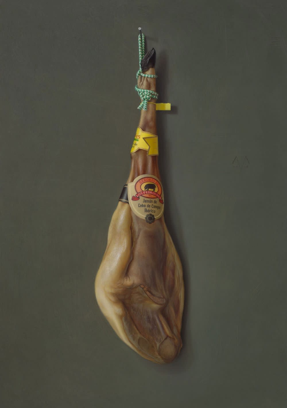 Arnout van Albada - Jamon Iberico Pedroches - 2016 - eitempera en olieverf op paneel - 105 x 74 cm
