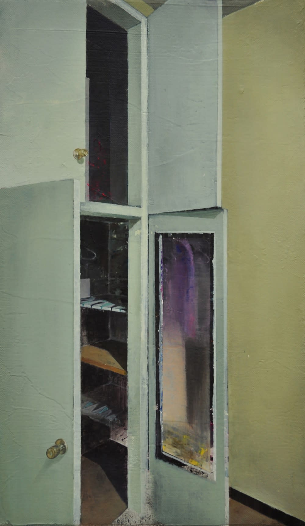 Carlos Sagrera - Naphthalene - 2015 - acrylverf op doek - 41 x 24 cm