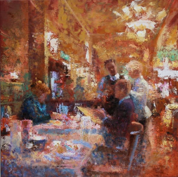 Peter Hartwig - De Bestelling - 2015 - olieverf op linnen - 80 x 80 cm