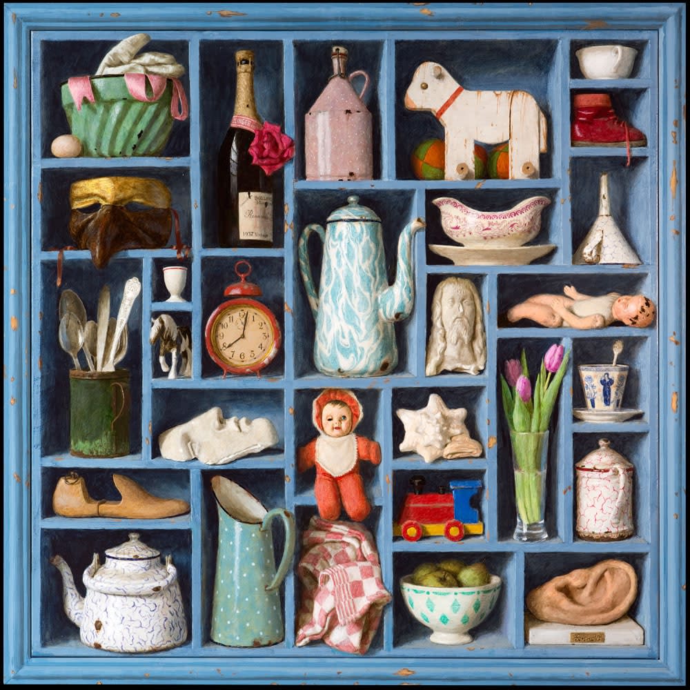 Kenne Grégoire - Memories - 2013 - Acryl op doek - 110 x 110 cm