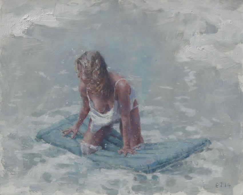 Luchtbed - 2015 - olieverf op paneel - 24 x 30cm