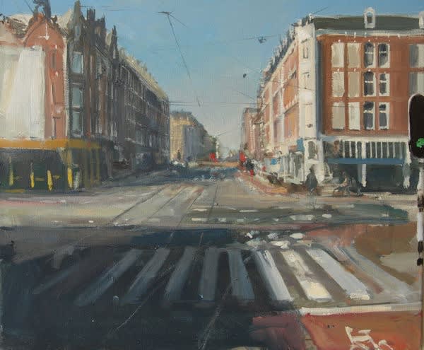 Robert Vorstman - Zebrapad - 2015 - olieverf op doek