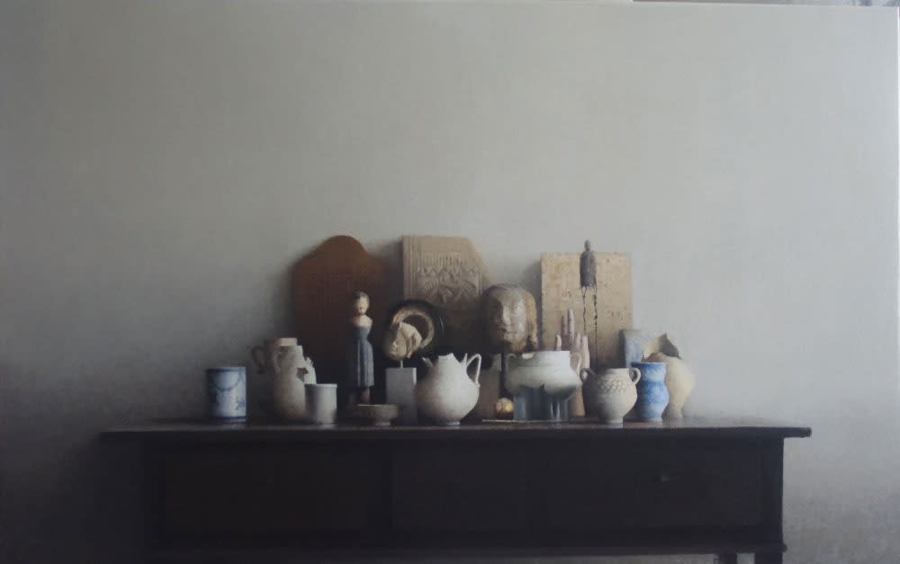 Pedro Escalona - Esculturas - 2014 - olieverf op doek - 146 x 92 cm