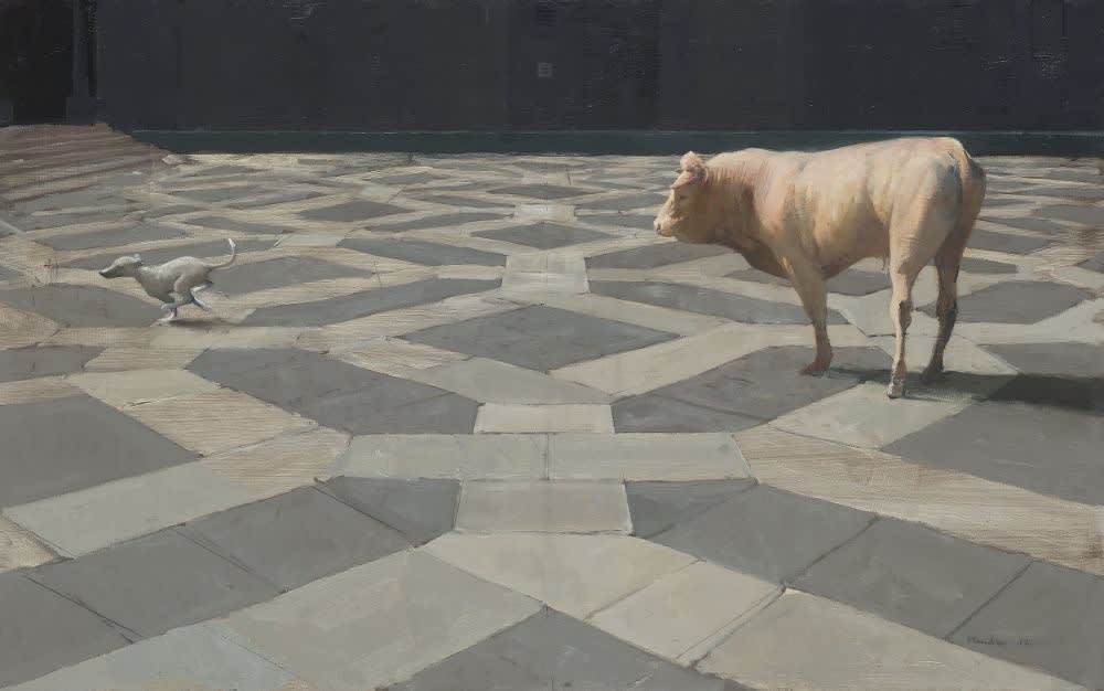 Pieter Pander, Stier Hond Vloer, 2012
