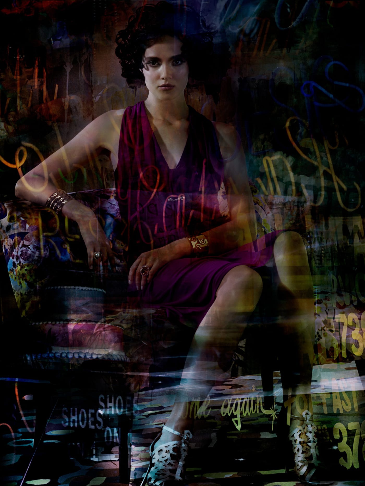 Portrait_of_Shelby (Modern Royals), 2020 Pigment print back-mounted on Dibond and framed with non reflect glass (non treated UV) 175 x 132 cm Edition of 6 + 2 AP