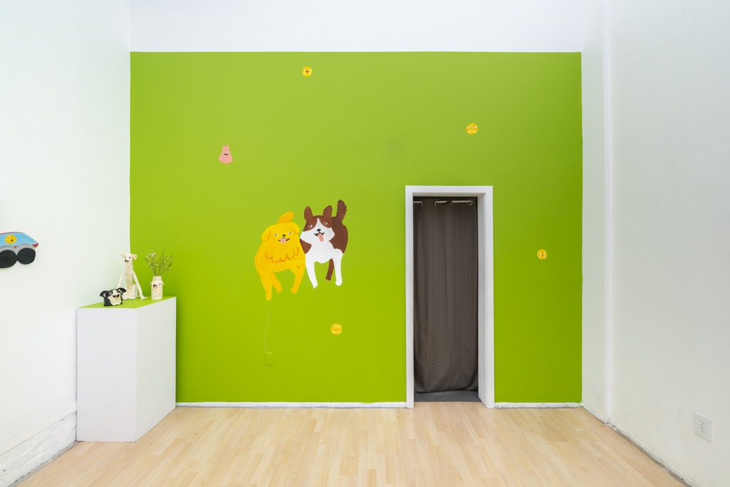 Katie Kimmel "Dog Park" installation view