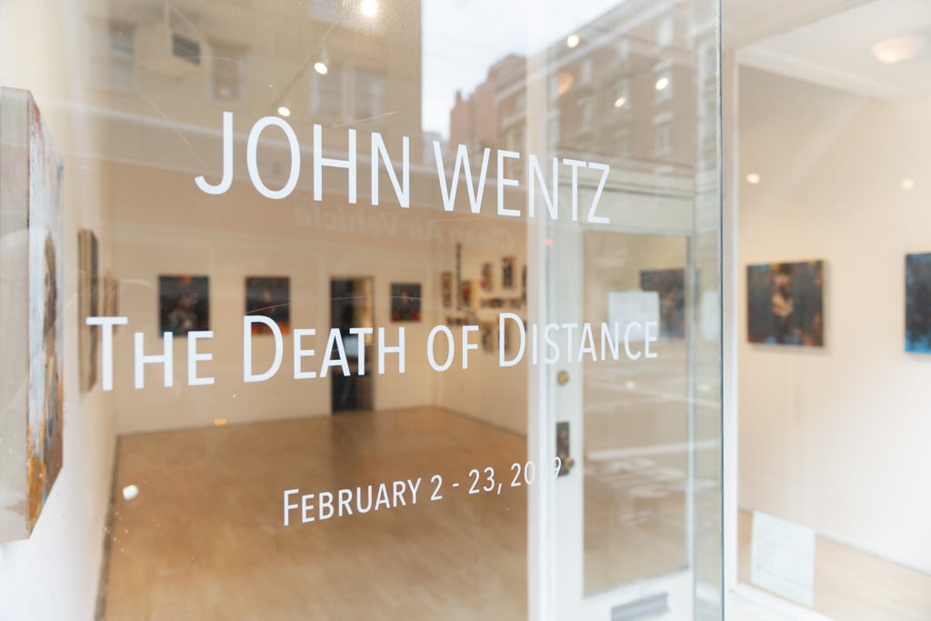 John Wentz "The Death of Distance" installation view