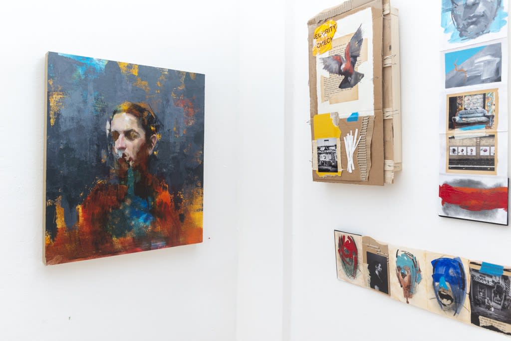 John Wentz "The Death of Distance" installation view