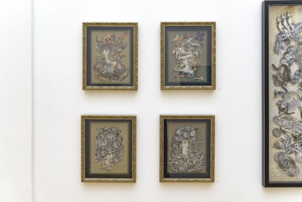 Lizzie Gill and Hope Kroll "Fragmented Memories" installation view