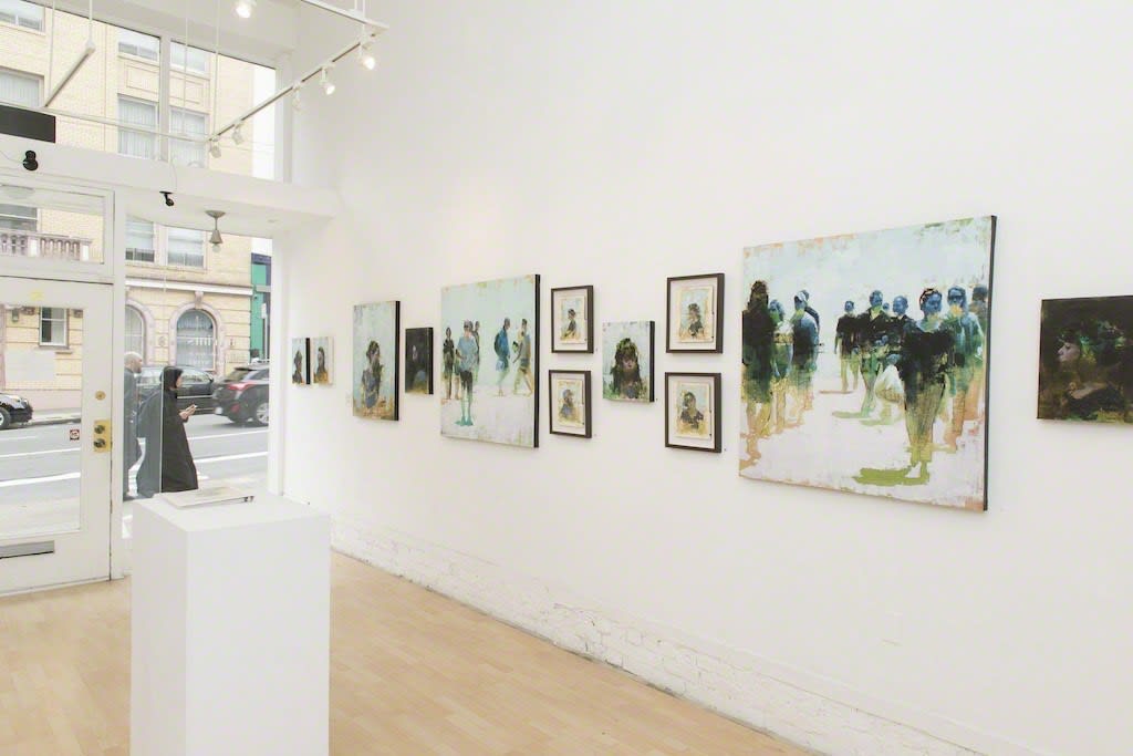 John Wentz "Imprints" installation view