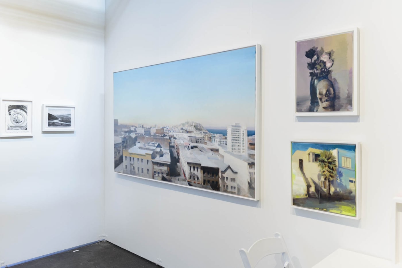 Kim Cogan installation view at art fair