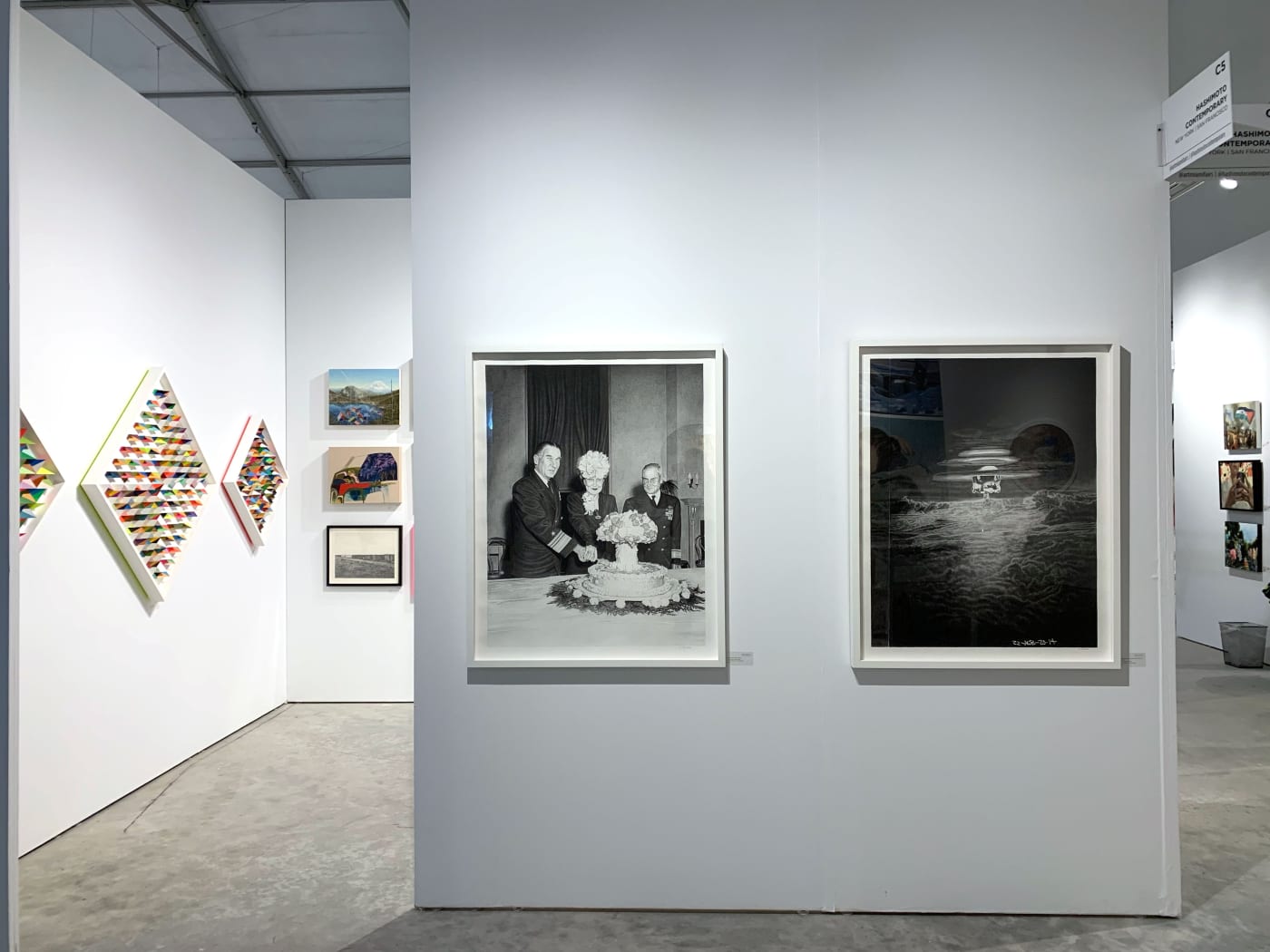 Hashimoto Contemporary booth at CONTEXT Art Miami