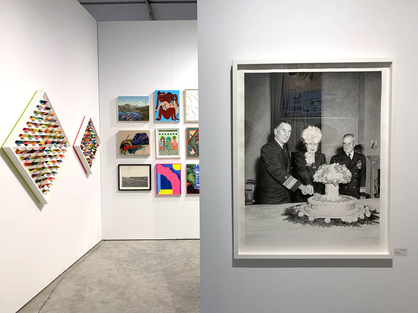 Hashimoto Contemporary booth at CONTEXT Art Miami