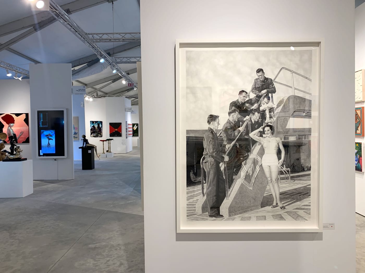 Hashimoto Contemporary booth at CONTEXT Art Miami