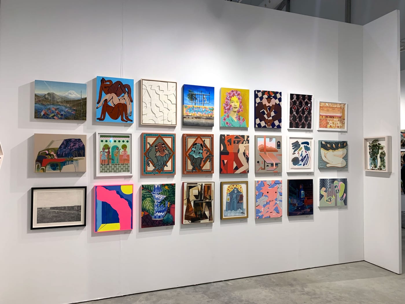 Hashimoto Contemporary booth at CONTEXT Art Miami
