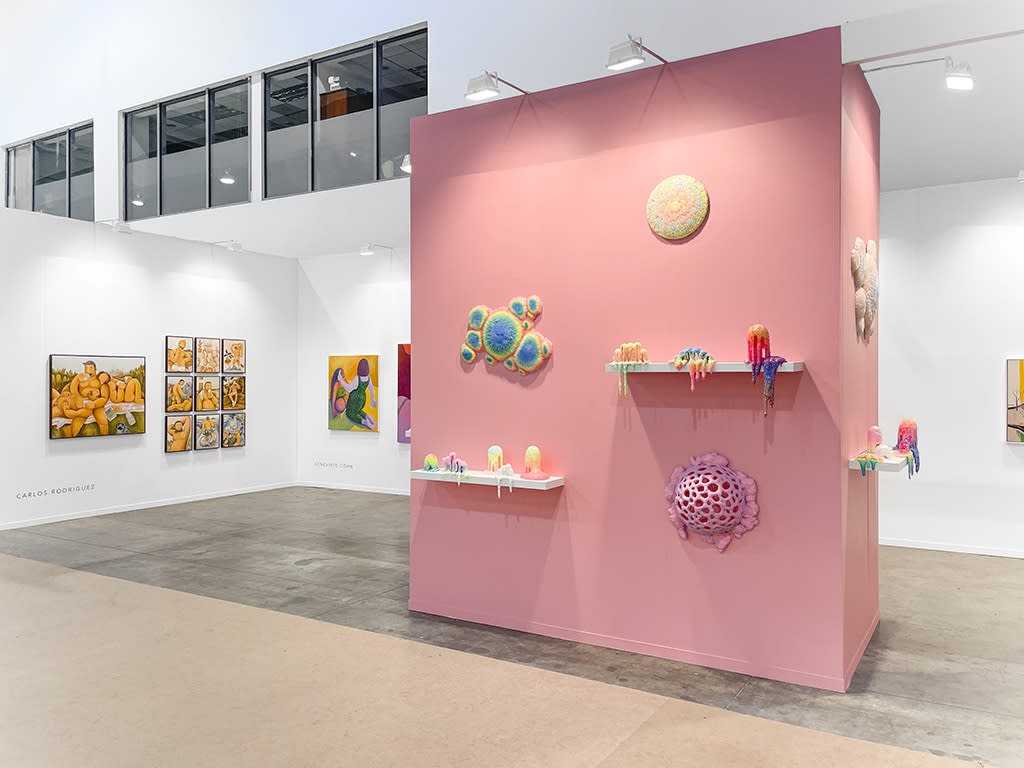 Installation shot of Zona Maco Art Fair Booth