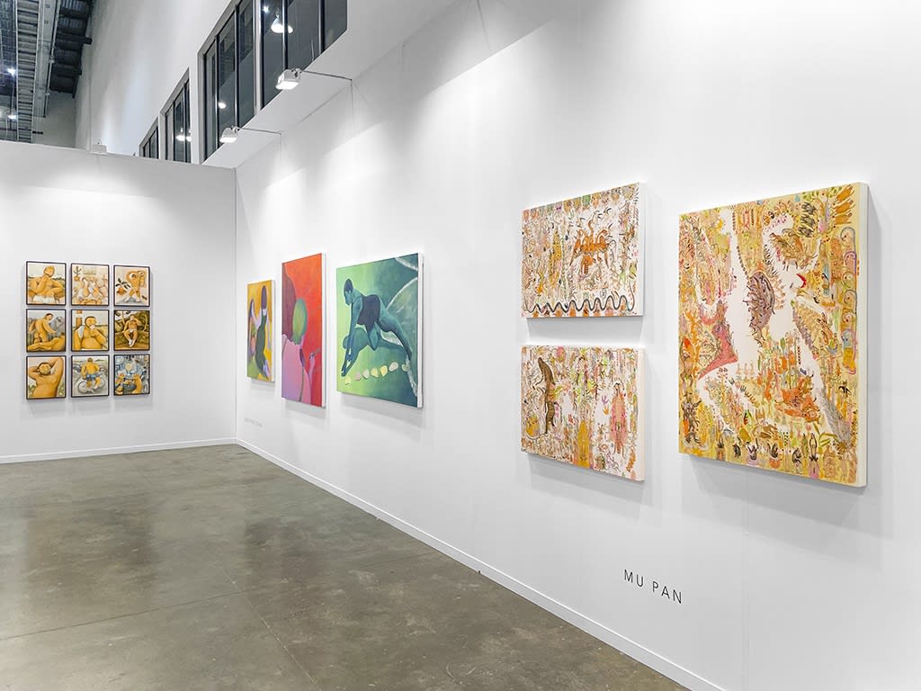 Installation shot of Zona Maco Art Fair Booth
