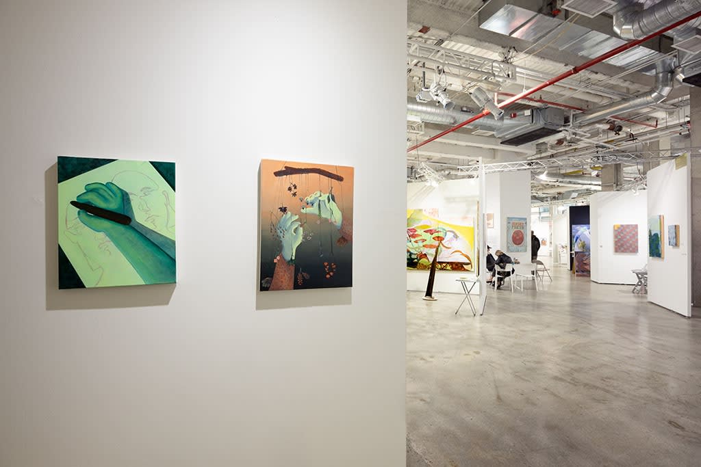 installation image of Hashimoto Contemporary booth at Future Fair