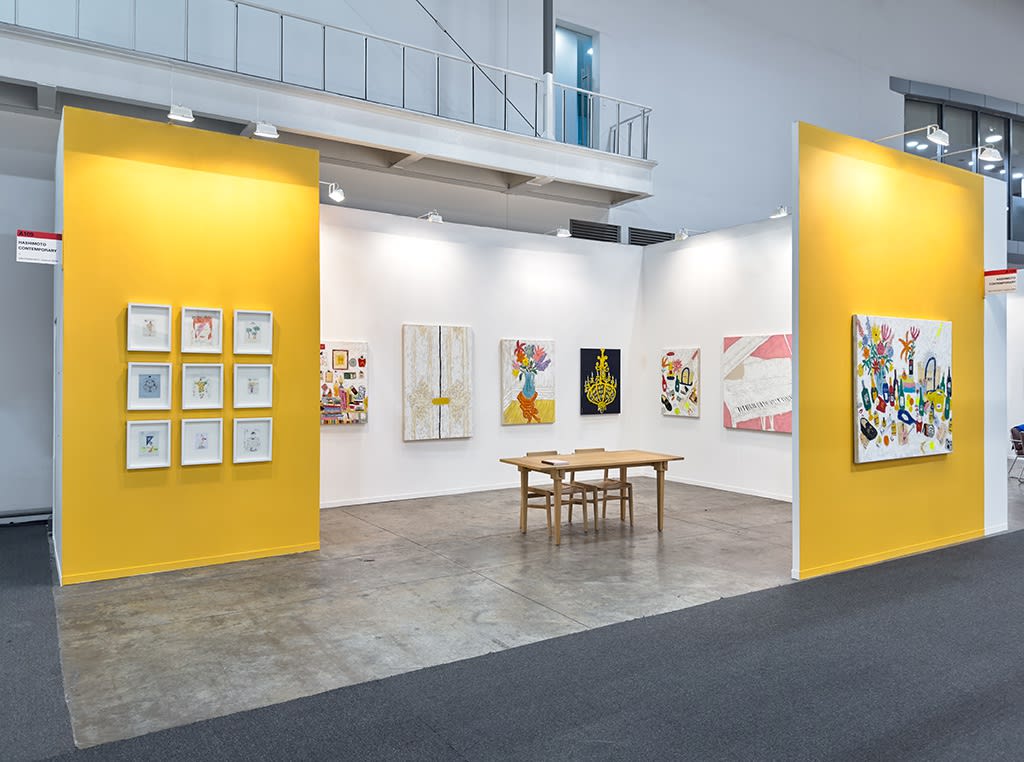 Installation view from Michael McGregor's solo presentation at Zona Maco 2025