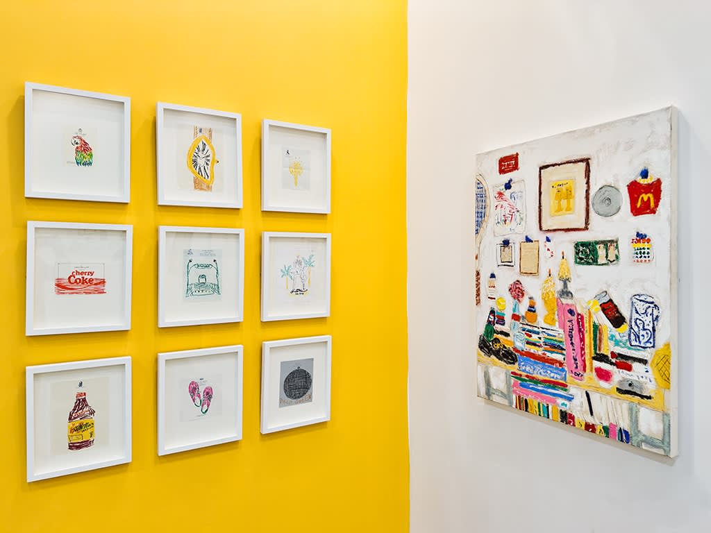 Installation view from Michael McGregor's solo presentation at Zona Maco 2025
