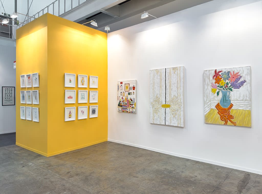 Installation view from Michael McGregor's solo presentation at Zona Maco 2025