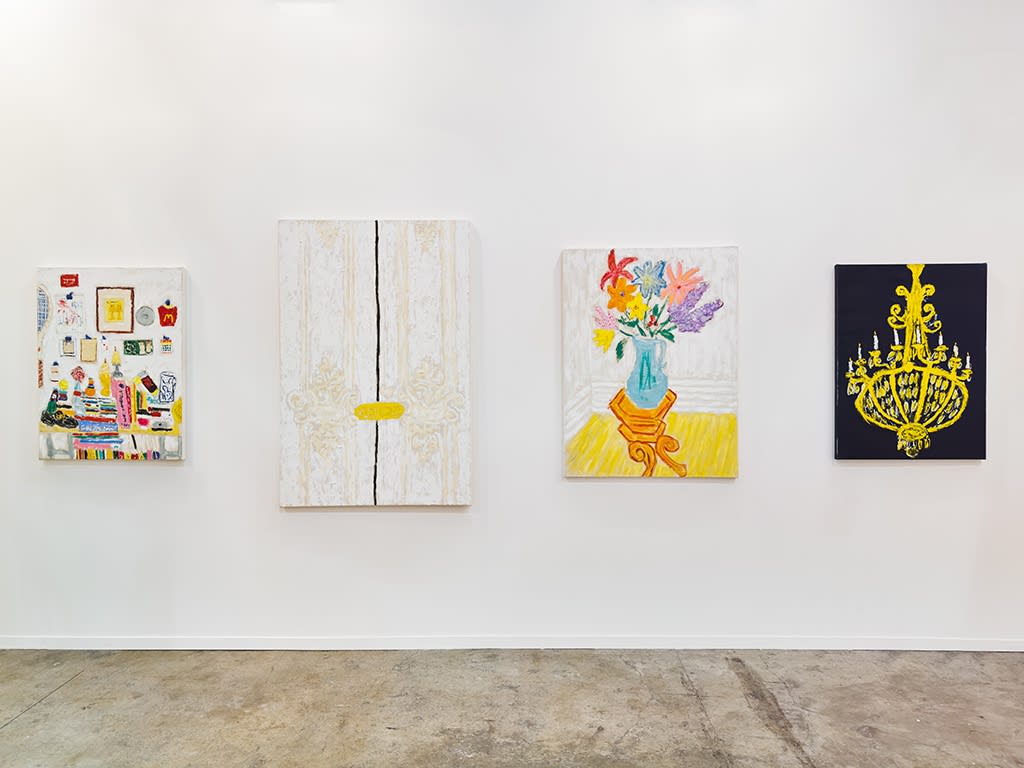 Installation view from Michael McGregor's solo presentation at Zona Maco 2025