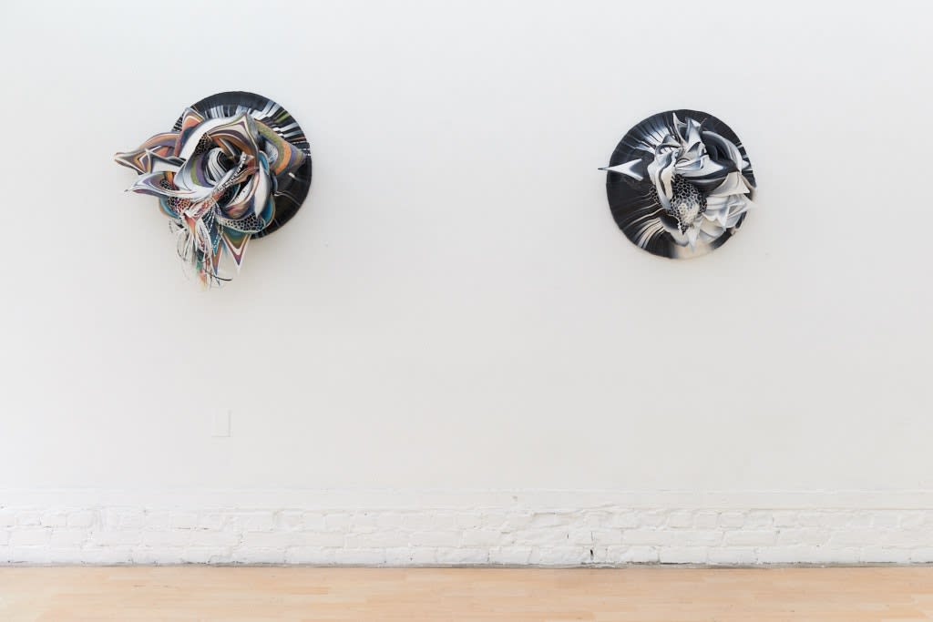 Installation image from Crystal Wagner's "Axiom" at Hashimoto Contemporary SF
