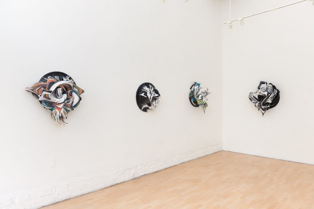 Installation image from Crystal Wagner's "Axiom" at Hashimoto Contemporary SF