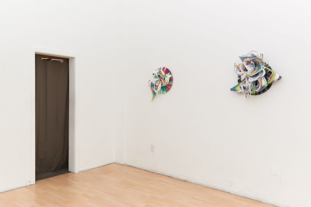 Installation image from Crystal Wagner's "Axiom" at Hashimoto Contemporary SF
