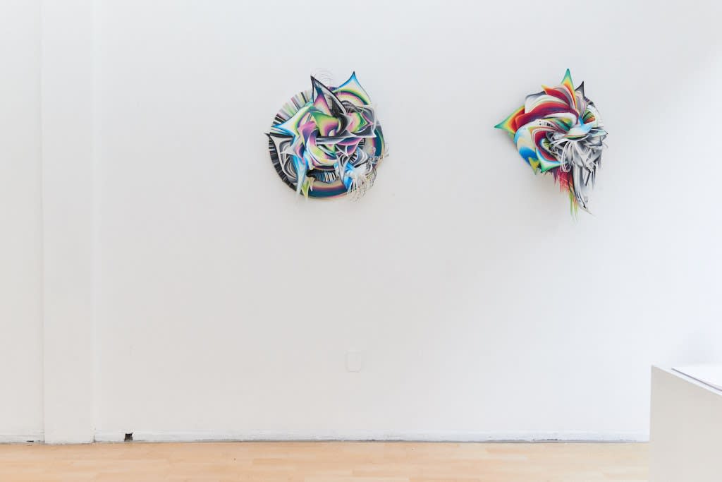 Installation image from Crystal Wagner's "Axiom" at Hashimoto Contemporary SF